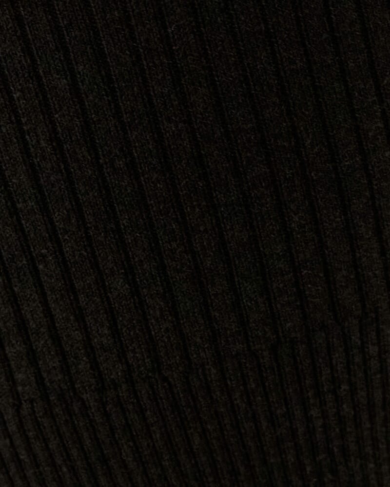 Sadie Knit Bralette in BLACK