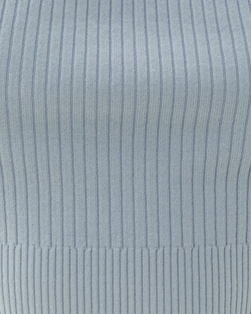 Sadie Knit Bralette in POWDER BLUE