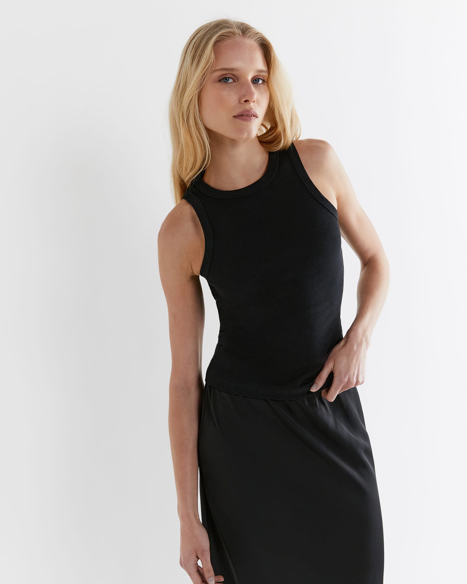 Harlowe Cotton Rib Tank