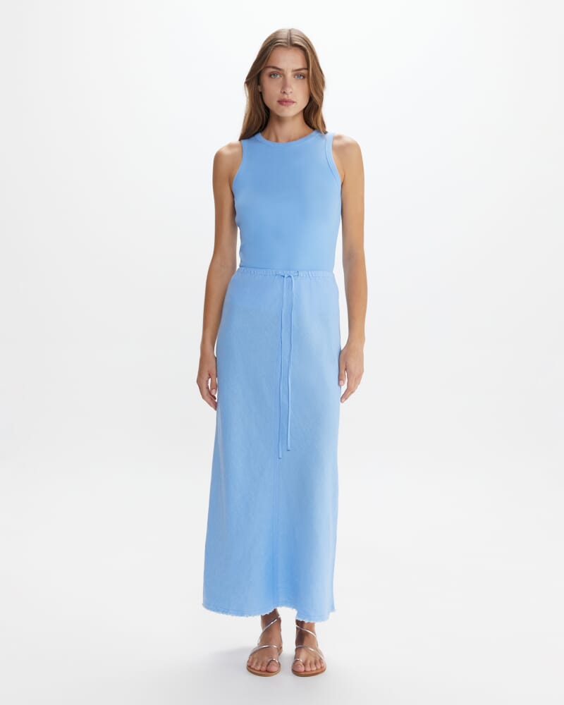 Harlowe Cotton Rib Tank in SAILOR BLUE