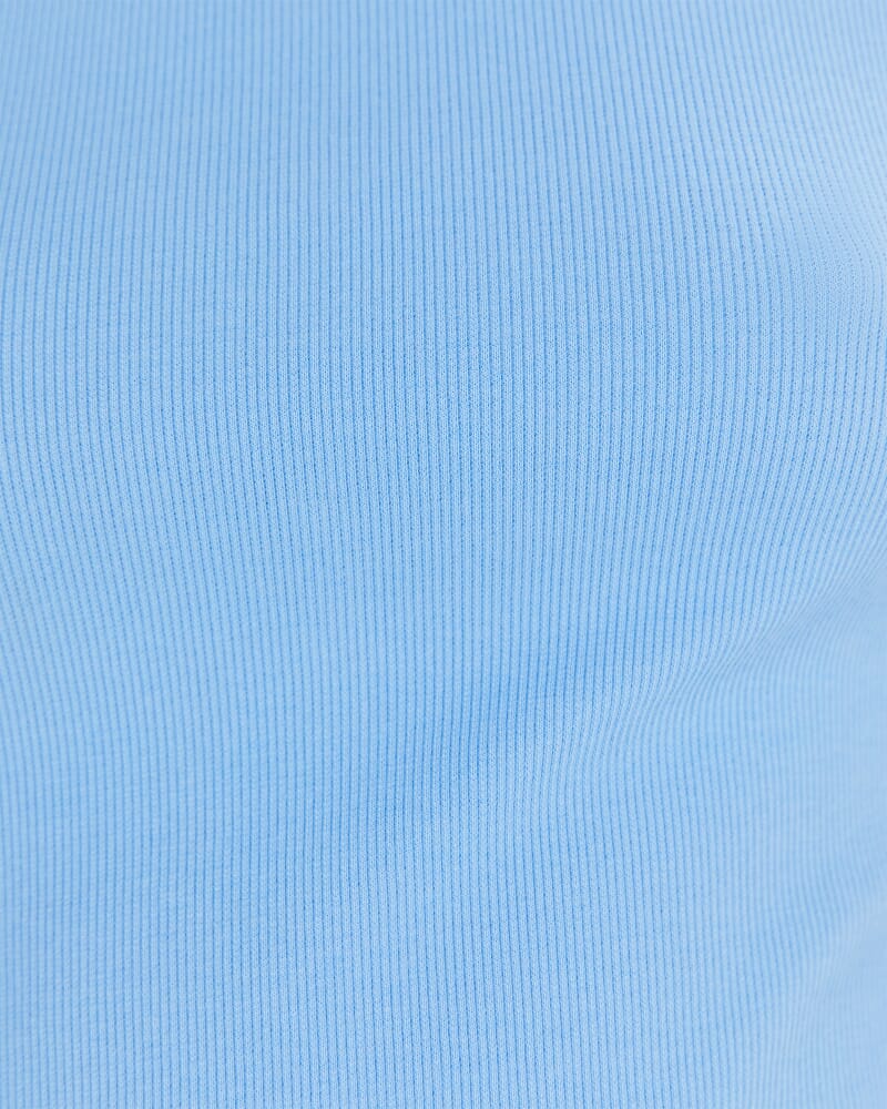 Harlowe Cotton Rib Tank in SAILOR BLUE