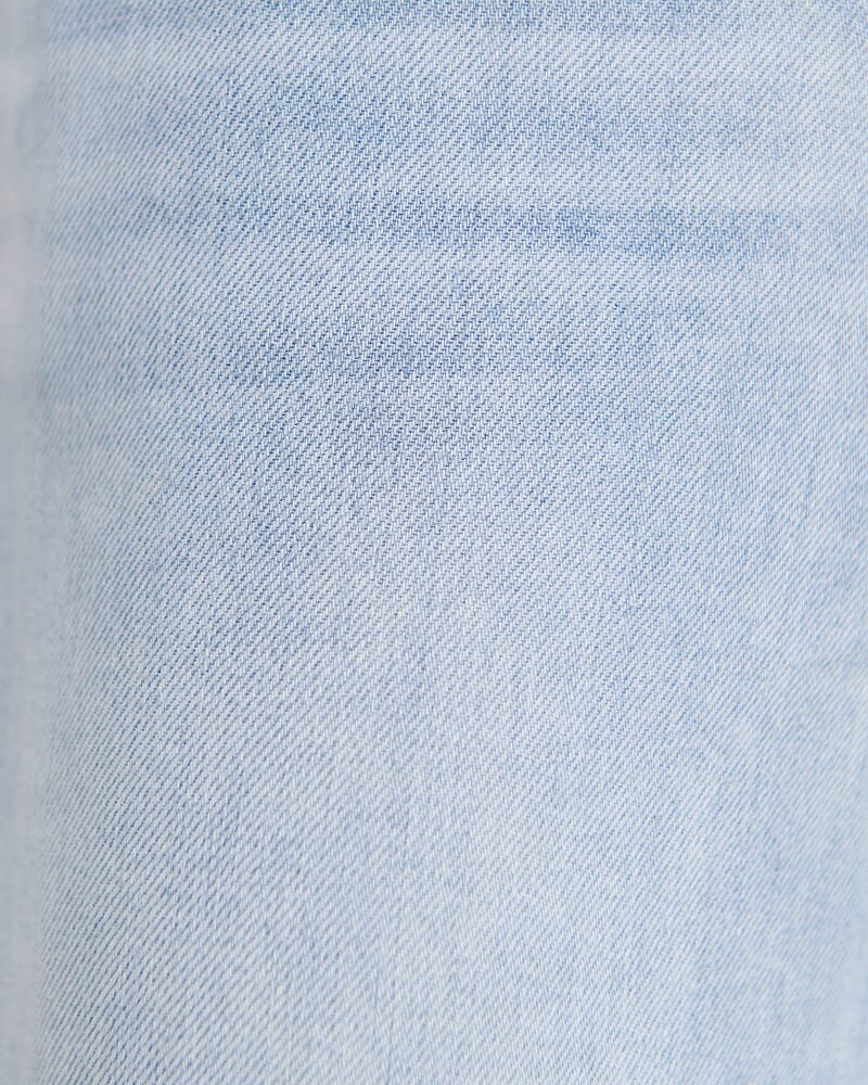 Loe Mid Rise Straight Jean in LIGHT WASH