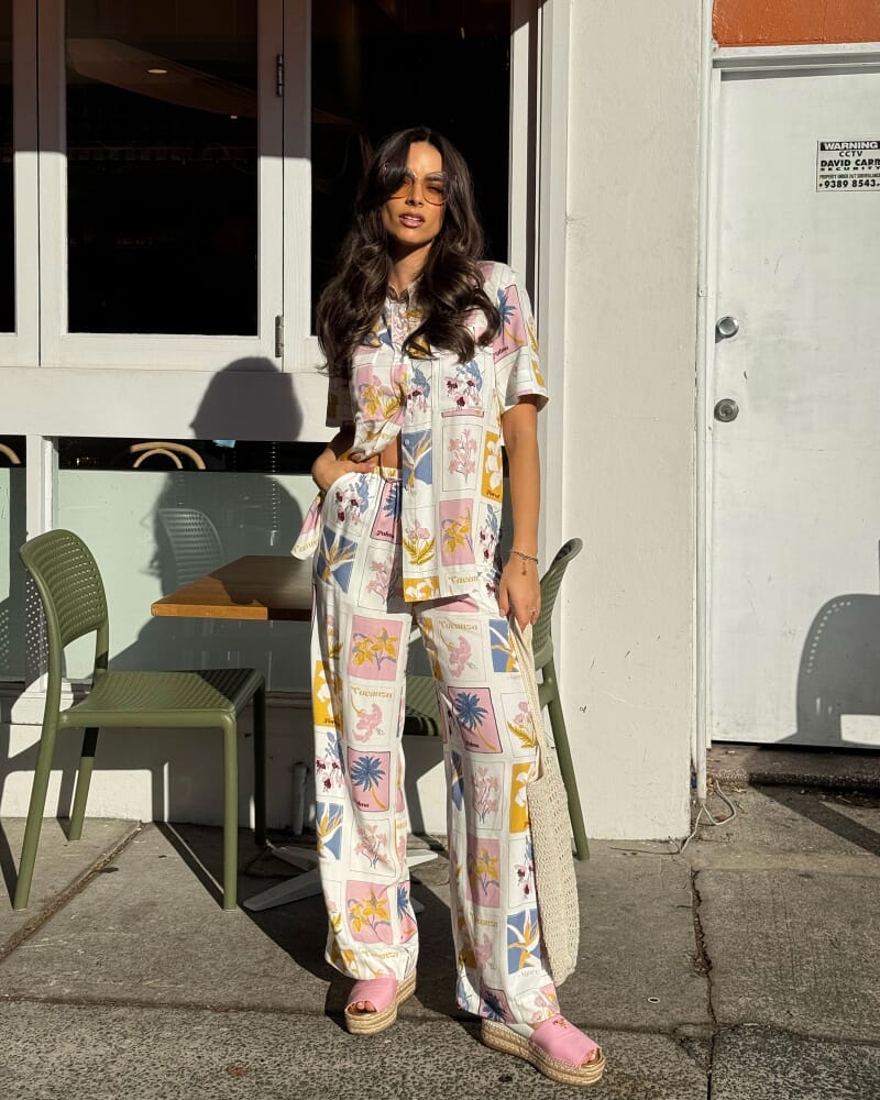 Sarti Postcard Pant in PINK MULTI