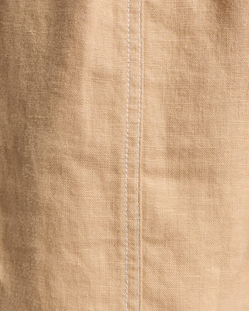 Sabine Linen Pull On Pant in SAND