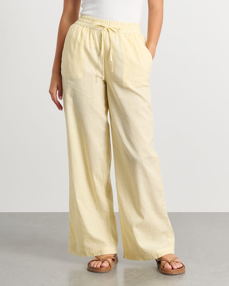 Jenni Stripe Pant in YELLOW/WHITE