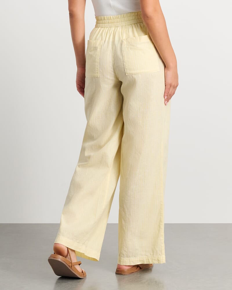 Jenni Stripe Pant in YELLOW/WHITE