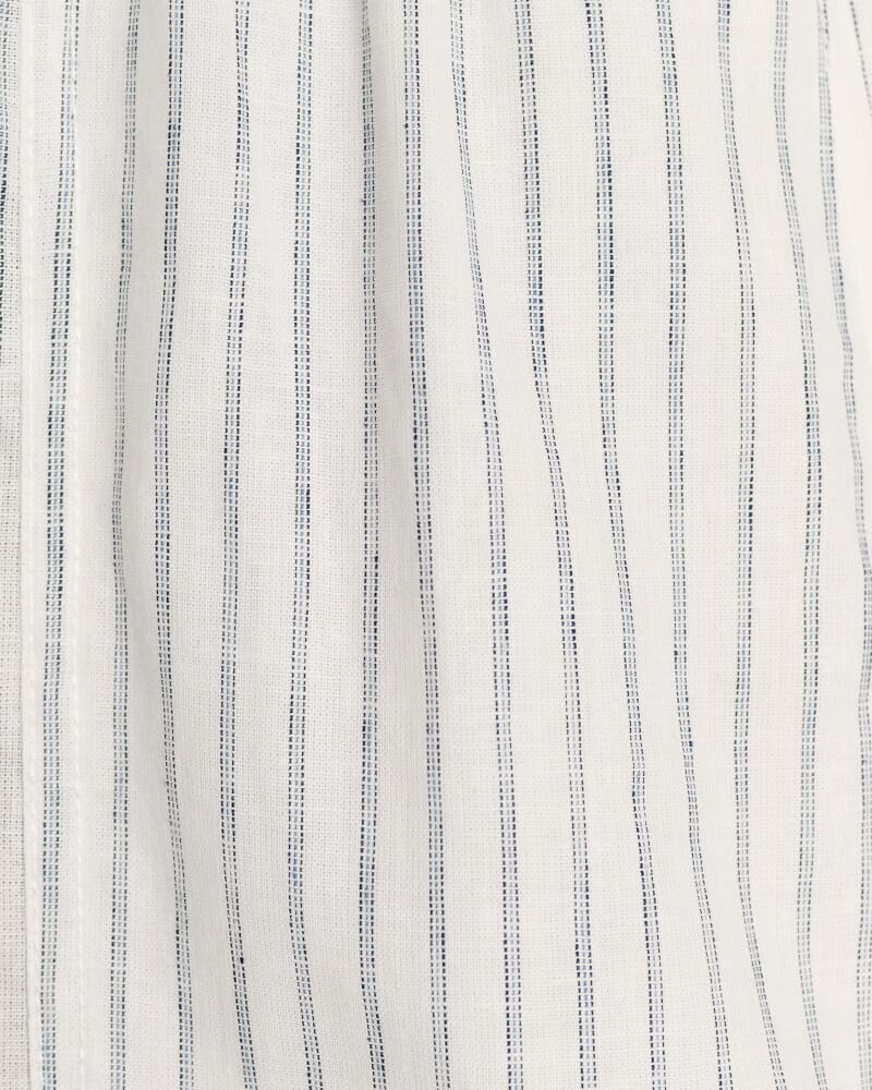 Gigi Stripe Short in WHITE/BLUE
