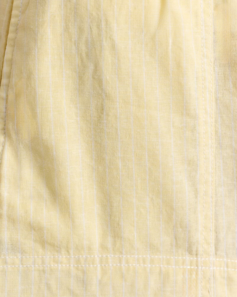 Gigi Stripe Short in YELLOW/WHITE