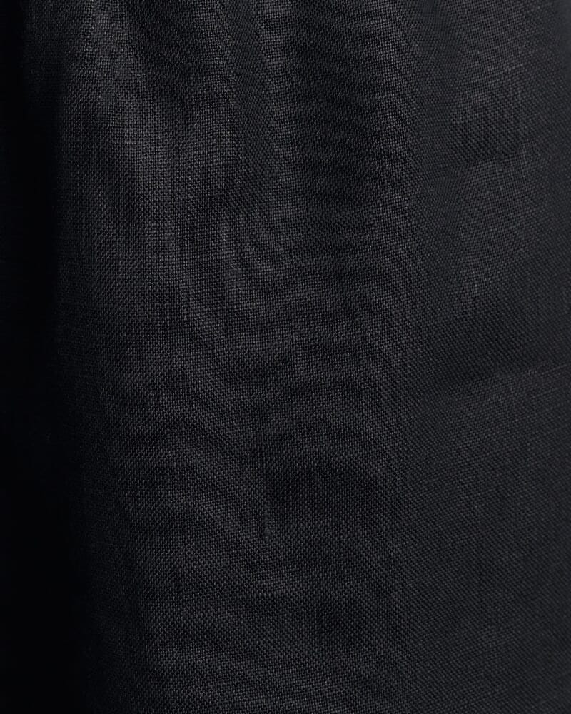 Ivy Linen Short in BLACK
