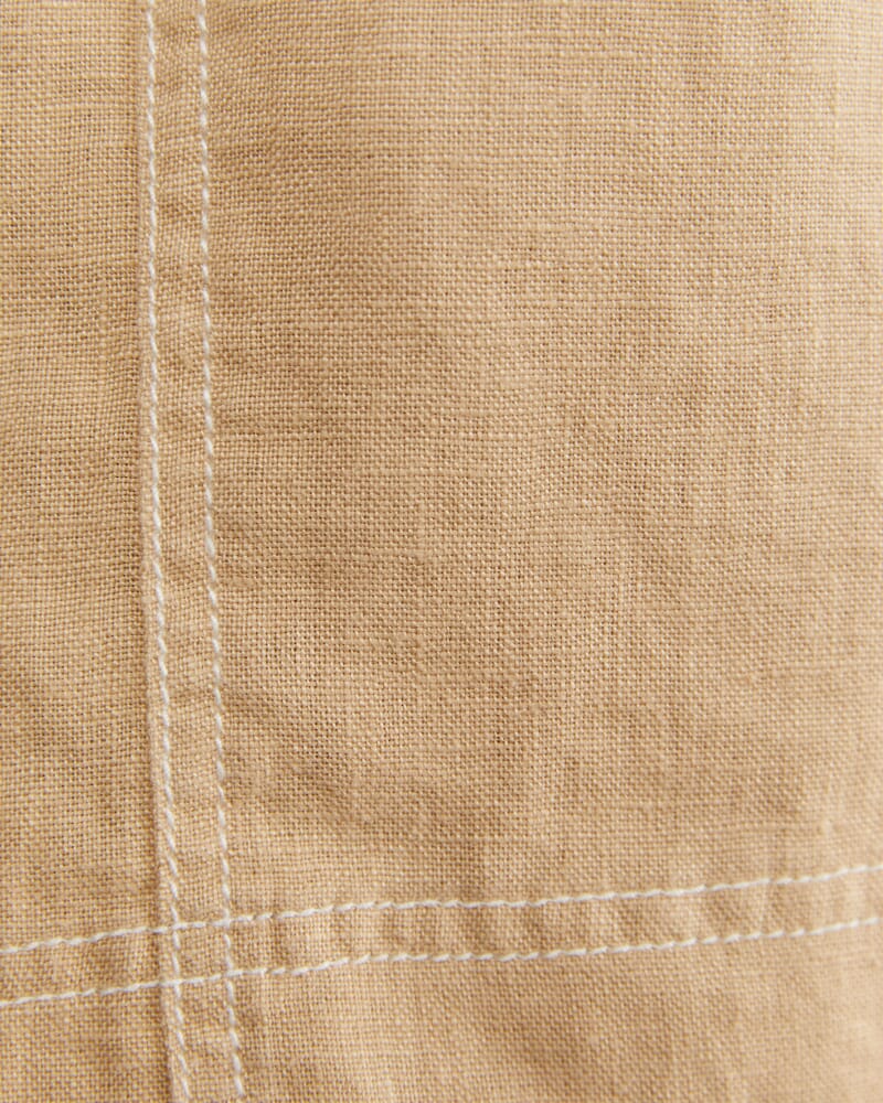Gigi Linen Pull On Short in SAND
