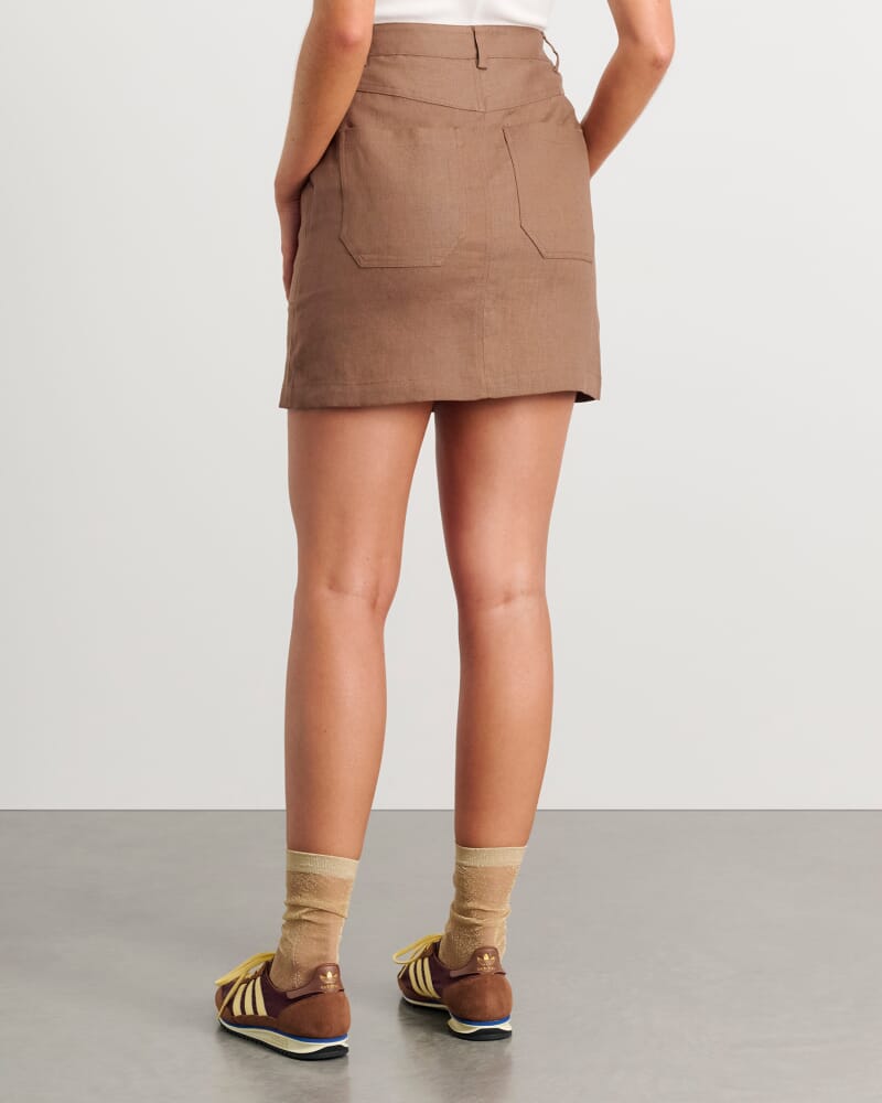 Kayla Mini Skirt in CHOCOLATE