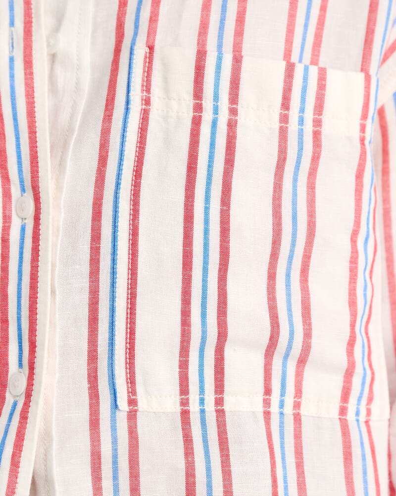 Winona Stripe Shirt in IVORY/MULTI