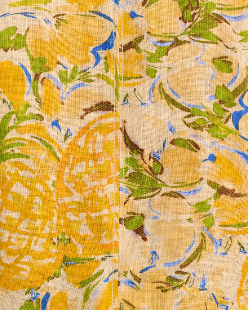 Quinn Linen Colada Top in GOLD