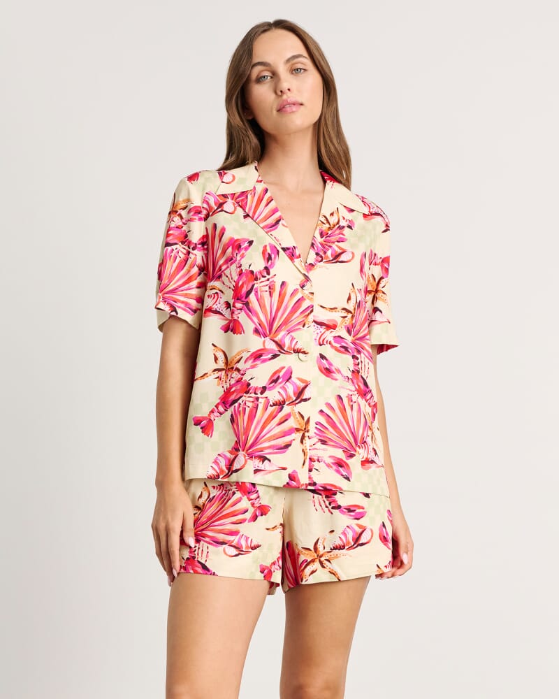 Lobster Resort Shirt in LOBSTER