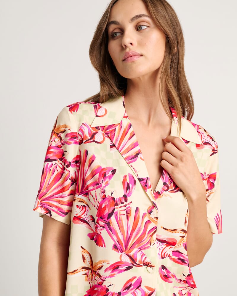 Lobster Resort Shirt in LOBSTER