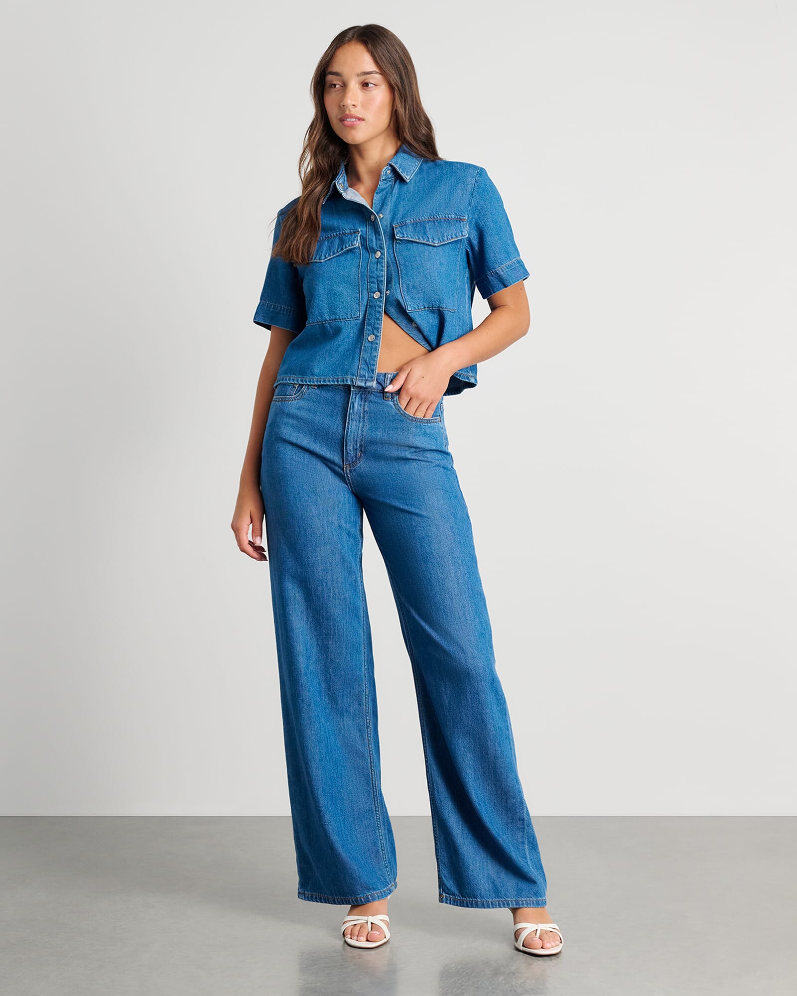 Loe Denim Short Sleeve Shirt