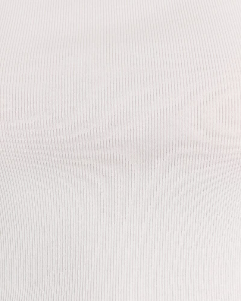 Delilah Asymmetric Top in WHITE