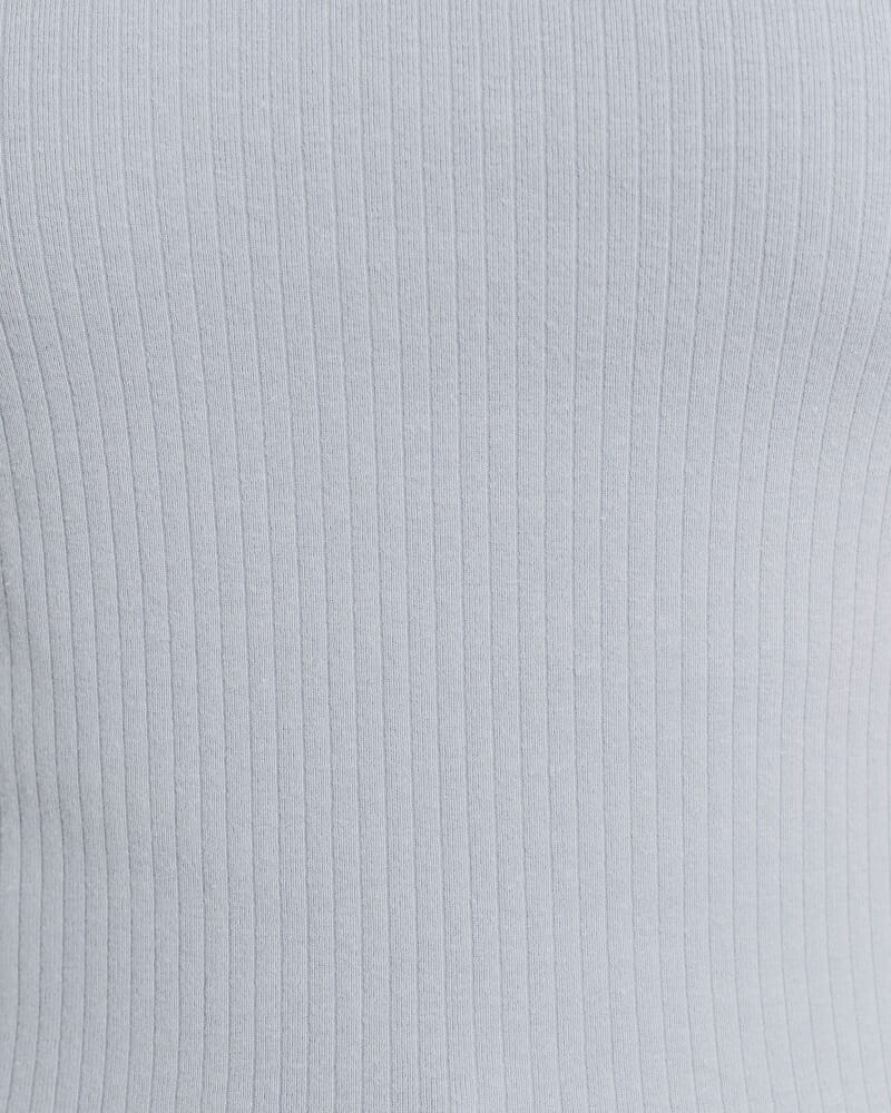 Wendy One Shoulder Tank in LIGHT BLUE