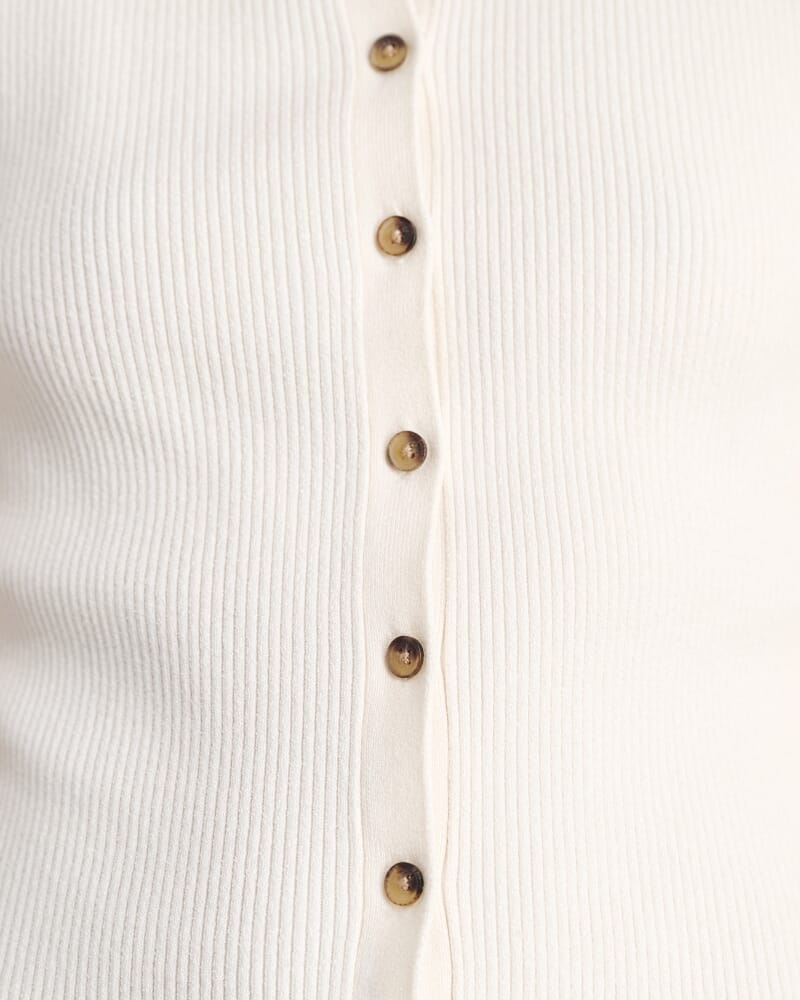 Selene Knit Vest in MILK