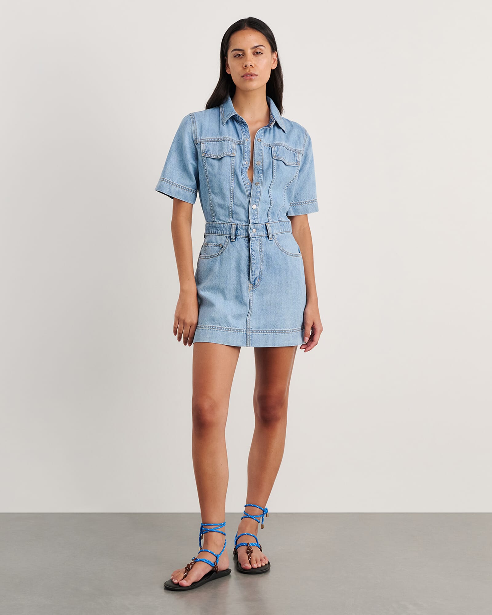 Loe Denim Shirt Dress