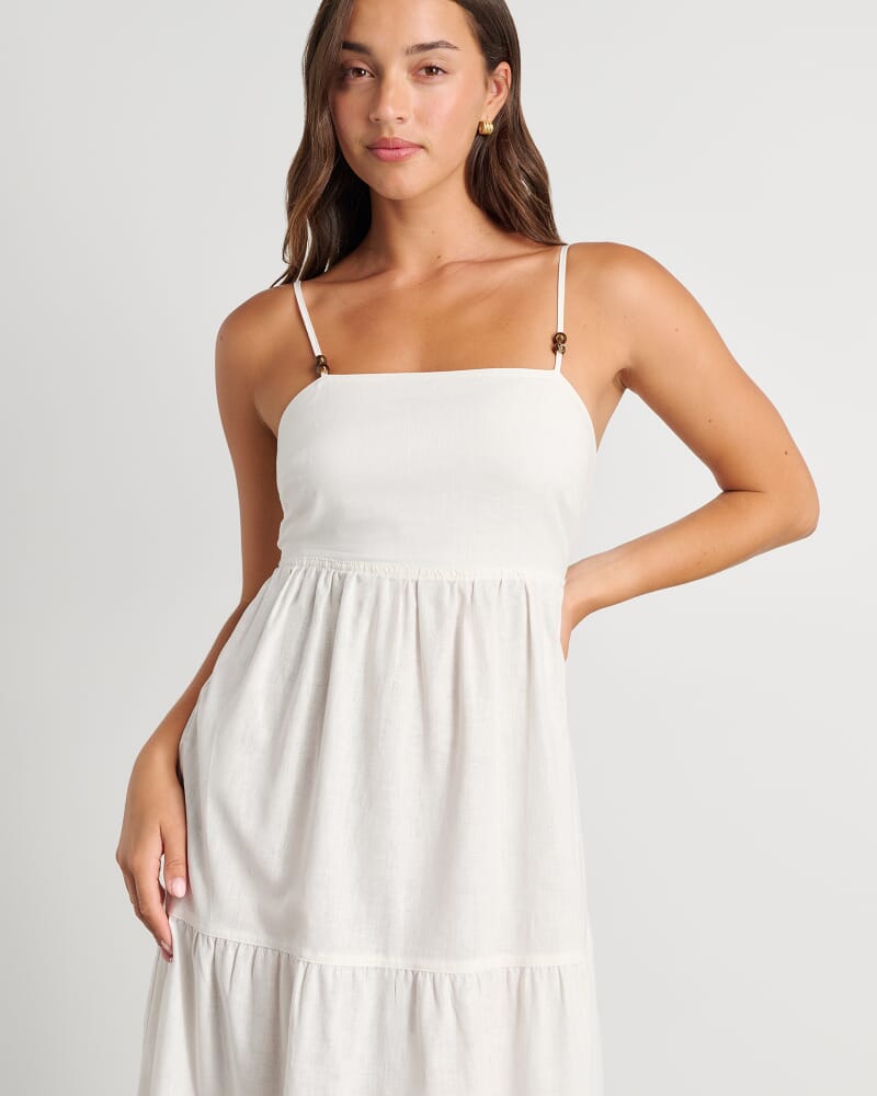 Delilah Maxi Dress in WHITE