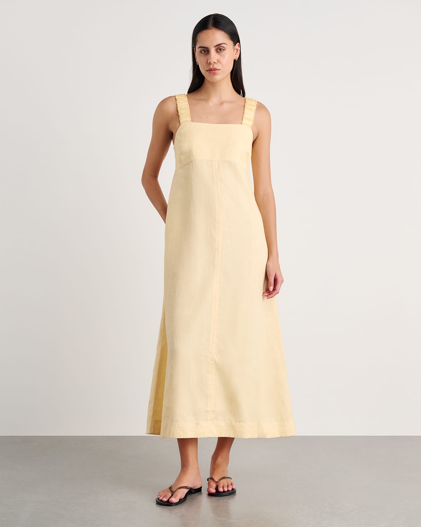 Kiki Elastic Strap Maxi Dress