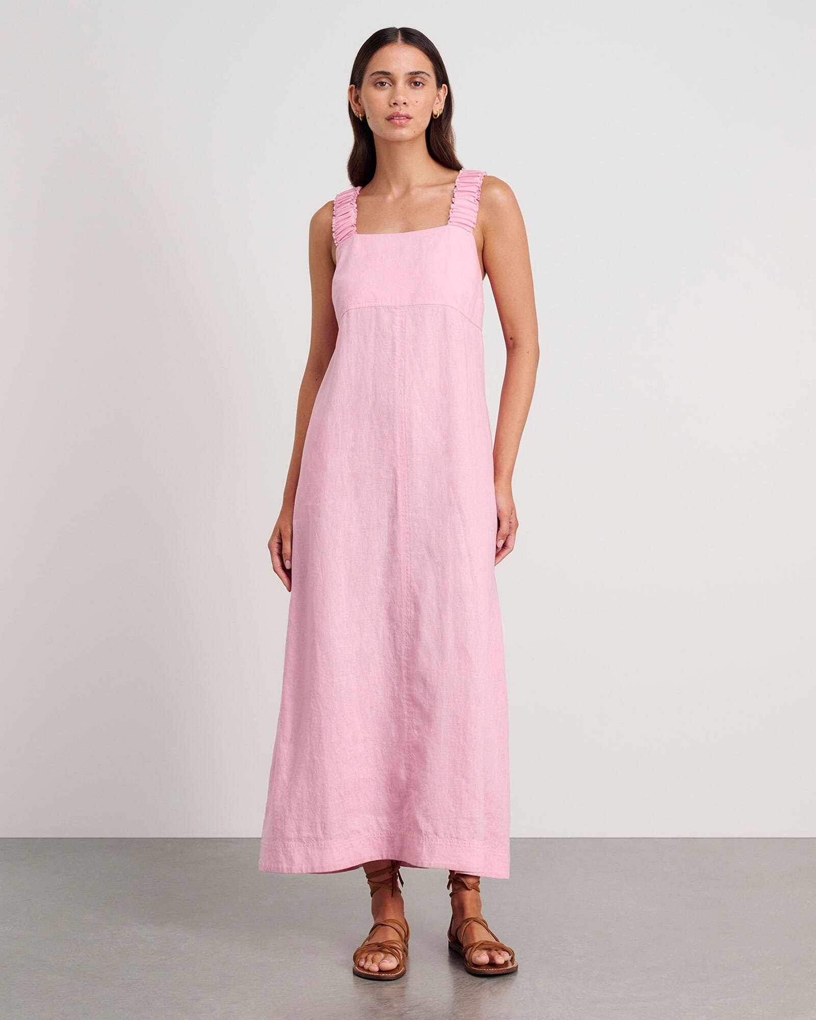 Kiki Elastic Strap Maxi Dress