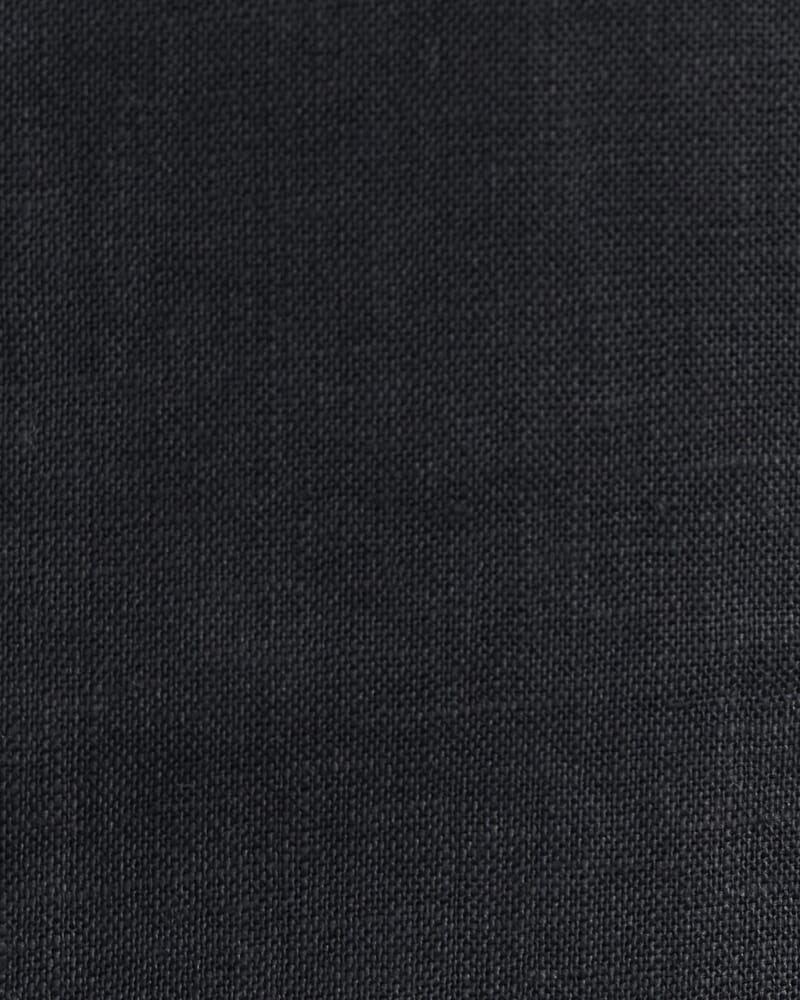 Sabine Linen Square Neck Bodice in BLACK