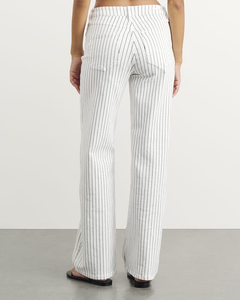 Stripe Billie Jean in WHITE/BLACK