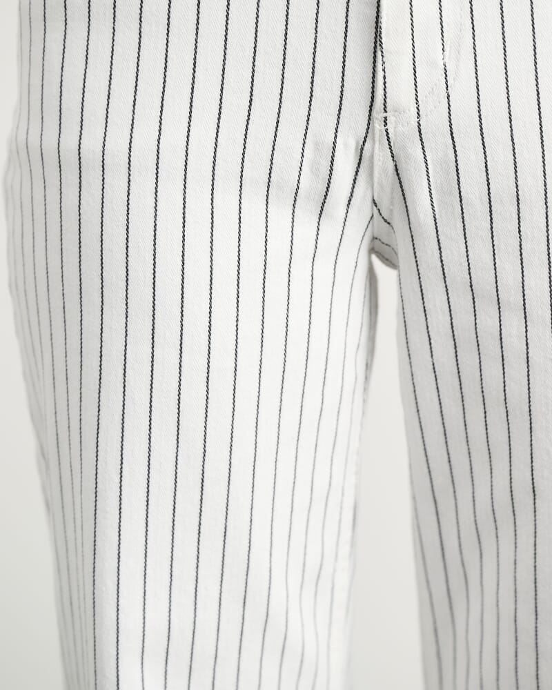 Stripe Billie Jean in WHITE/BLACK