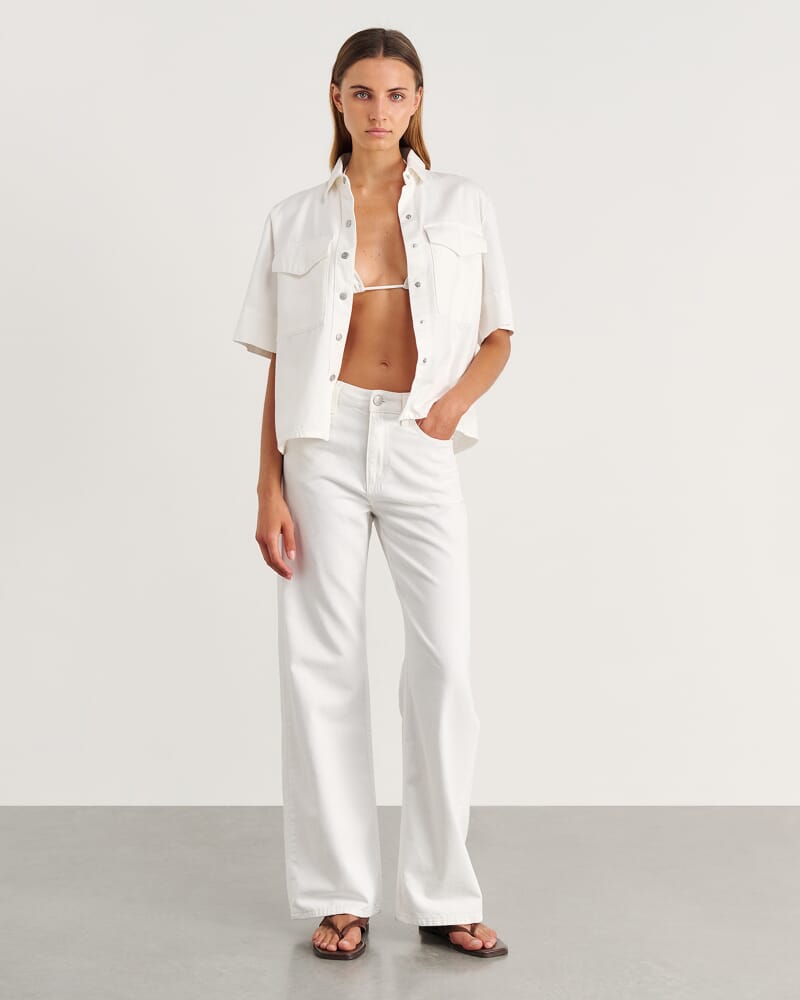 Carrie Slouch Jean in WHITE
