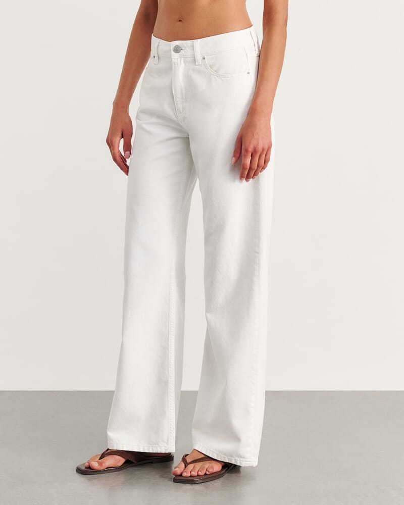 Carrie Slouch Jean in WHITE