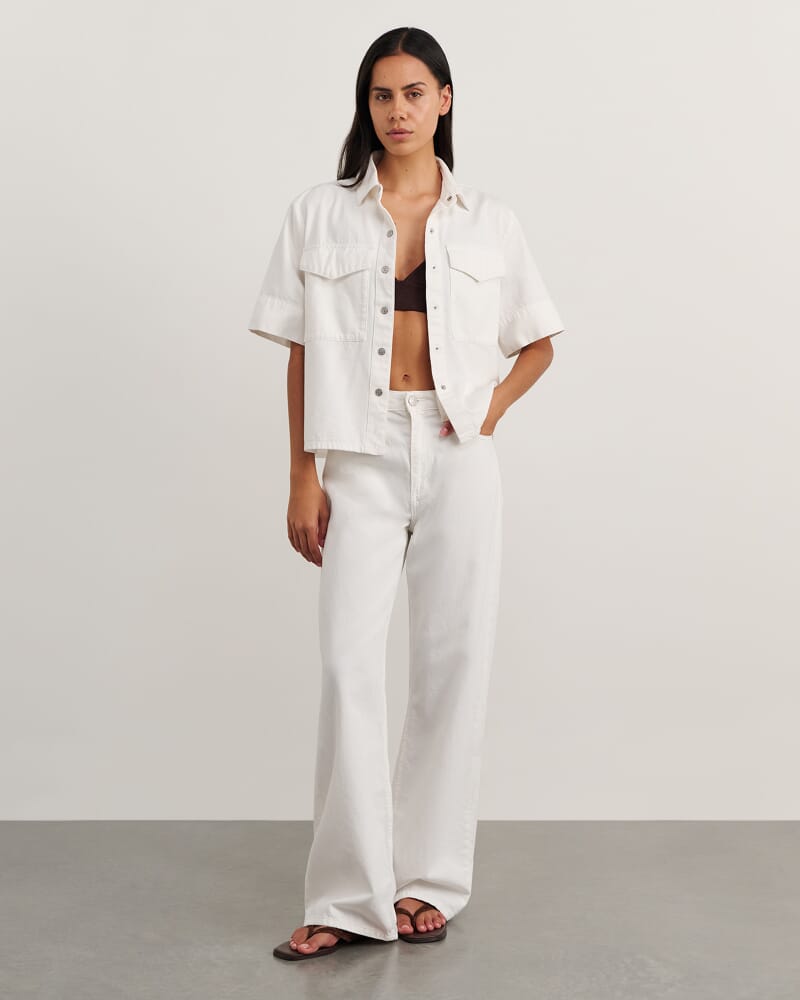 Carrie Slouch Jean in WHITE