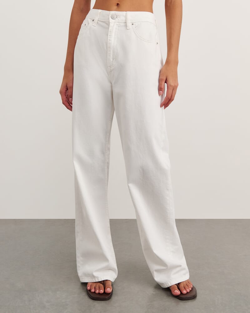 Carrie Slouch Jean in WHITE