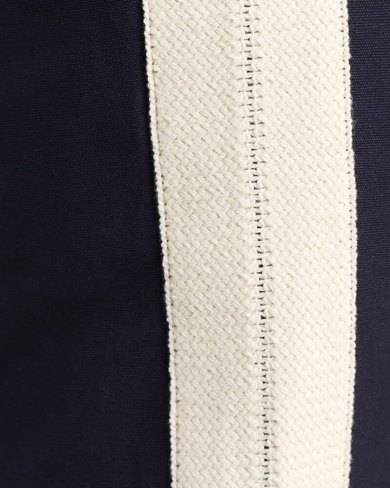 Canvas Contrast Pant in INK