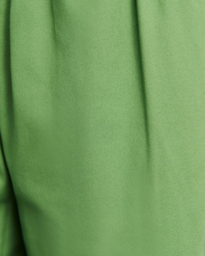 Canvas Contrast Pant in GREEN MULTI