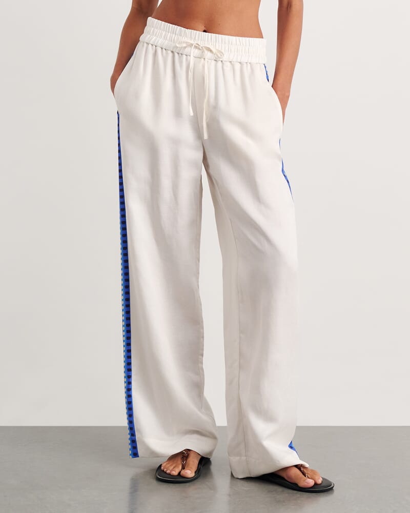 Sunlounger Pant in BLUE/YELLOW