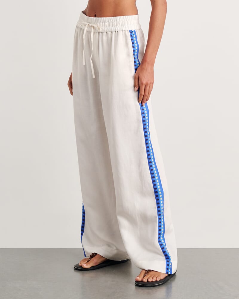 Sunlounger Pant in BLUE/YELLOW