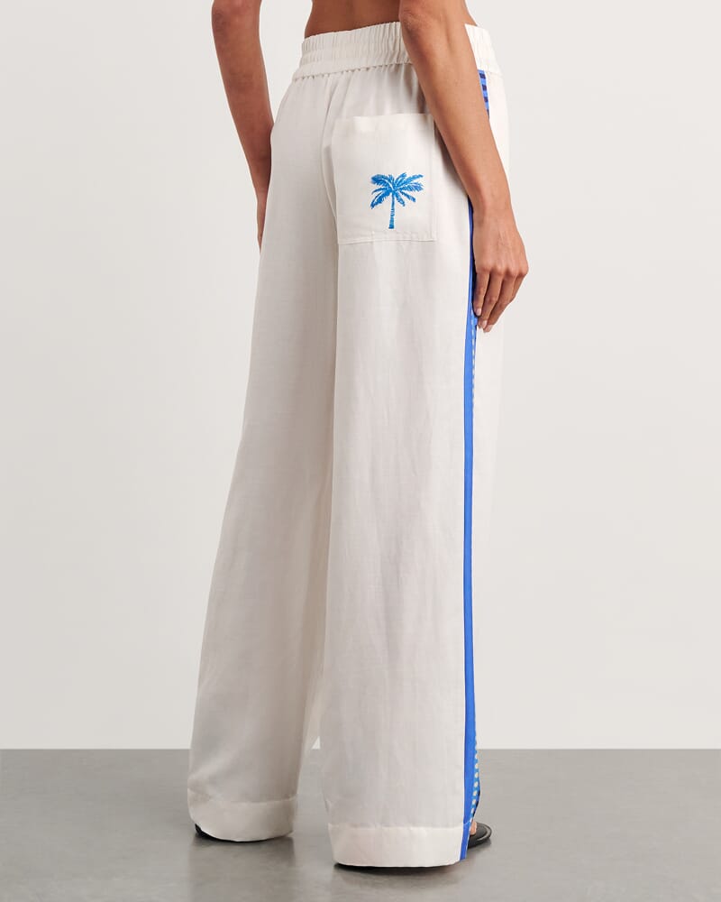 Sunlounger Pant in BLUE/YELLOW