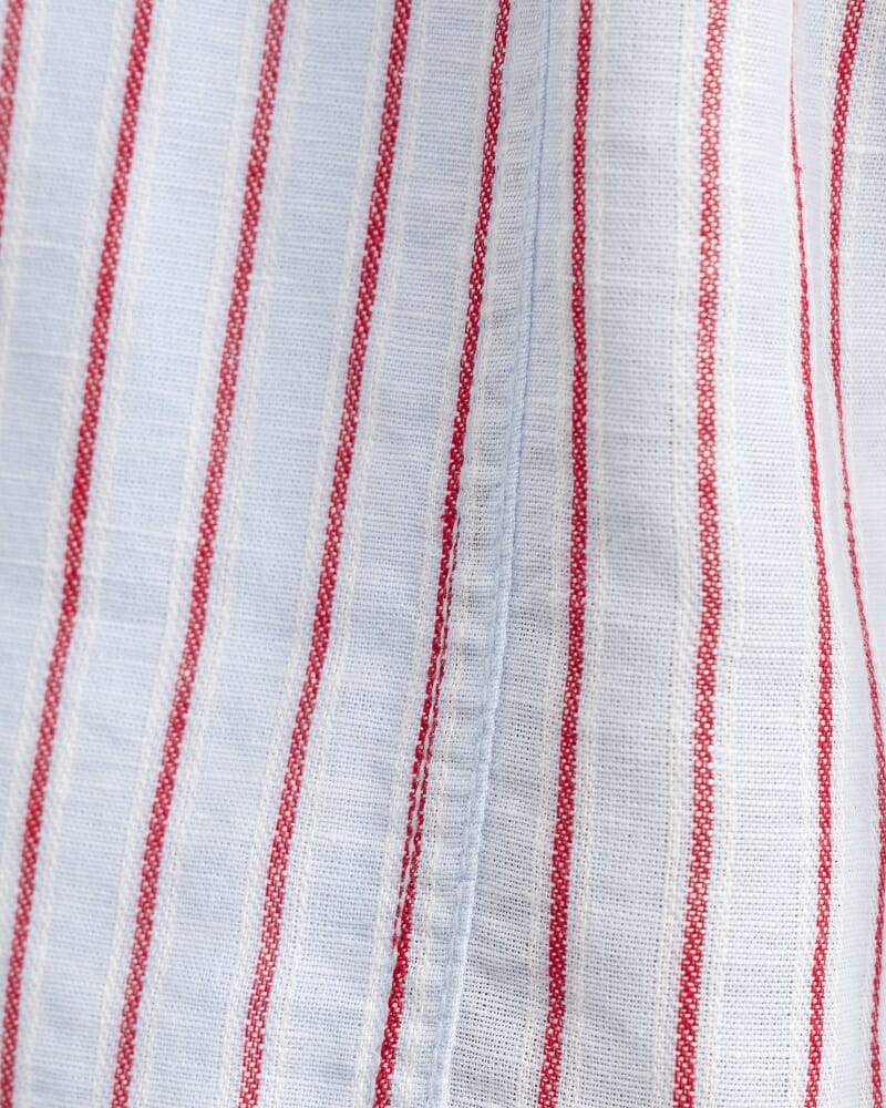 Gigi Stripe Pull On Short in BLUE/RED