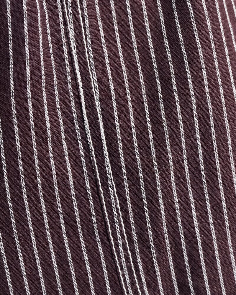 Gigi Stripe Pull On Short in BROWN MULTI