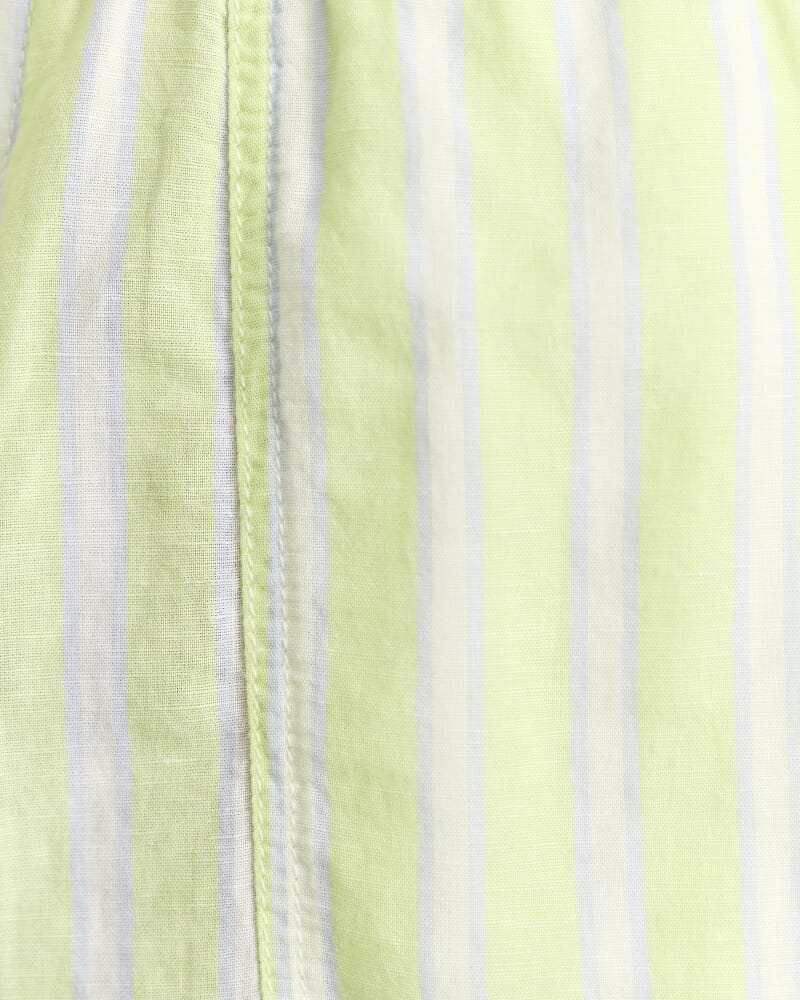 Gigi Stripe Pull On Short in CITRUS