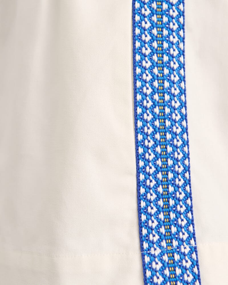 Canvas Contrast Short in MILK