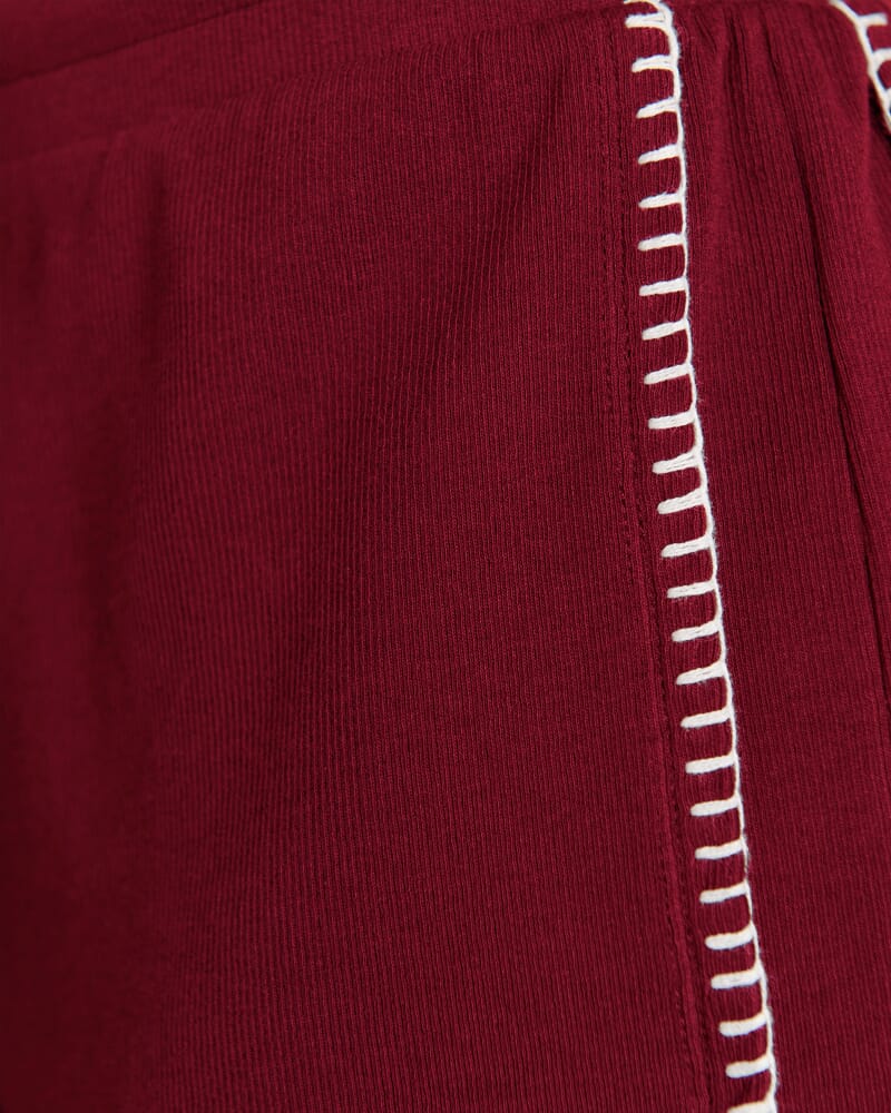Celina Short in BURGUNDY