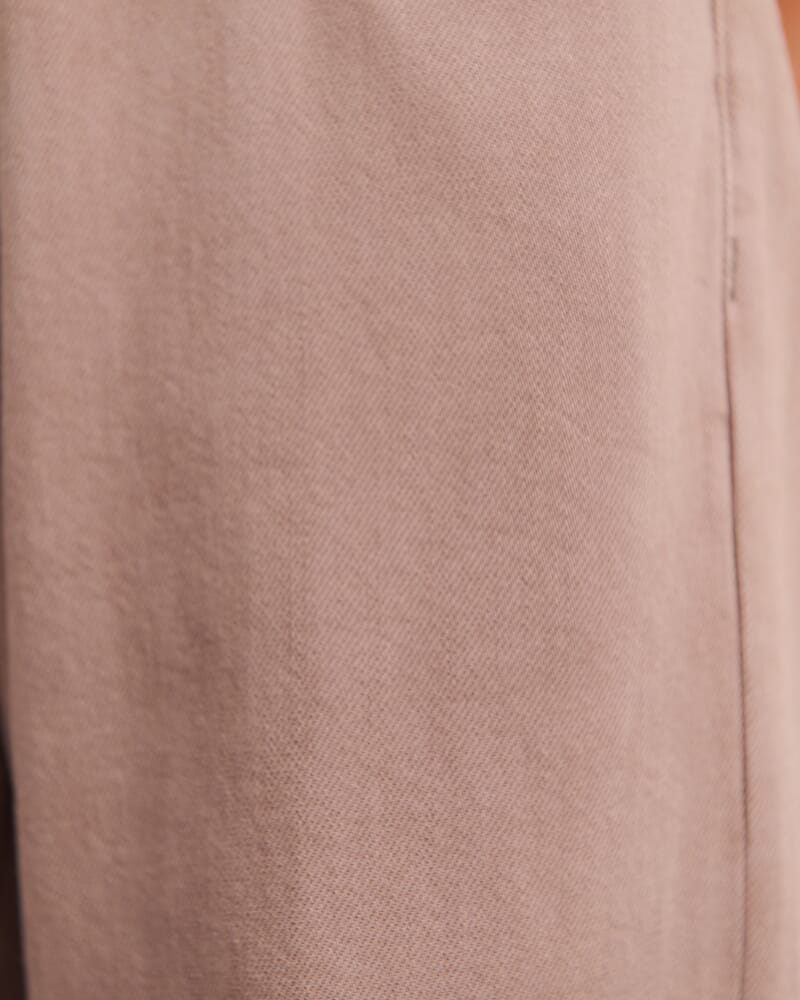 Loe Denim Pull On Short in LATTE