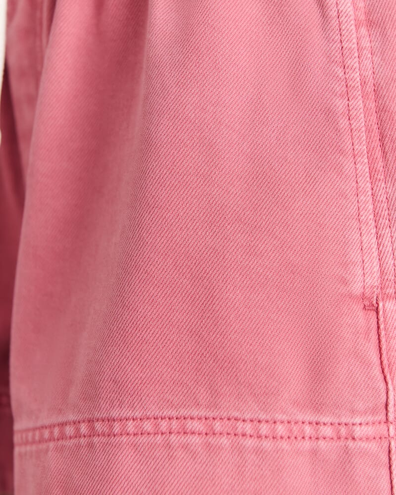 Loe Denim Short in TEA ROSE