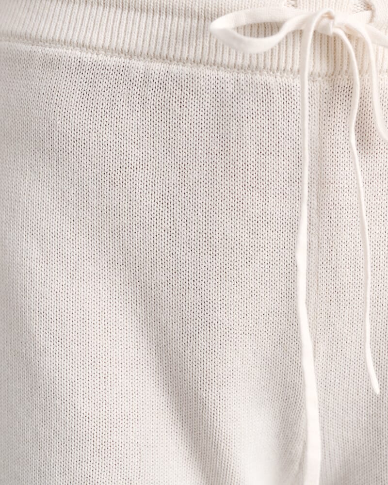 Brita Knit Pull On Short in MILK