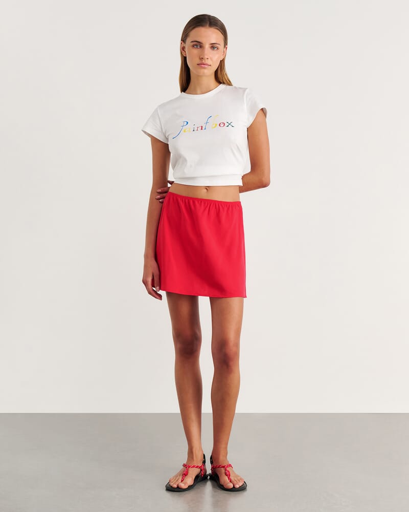 Nfw Mini Skirt in RED