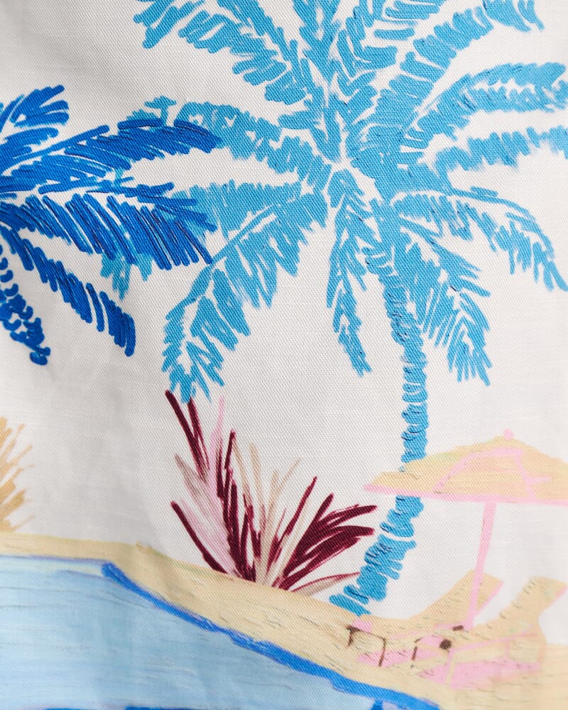 Sunlounger Mini Skirt in BLUE/YELLOW