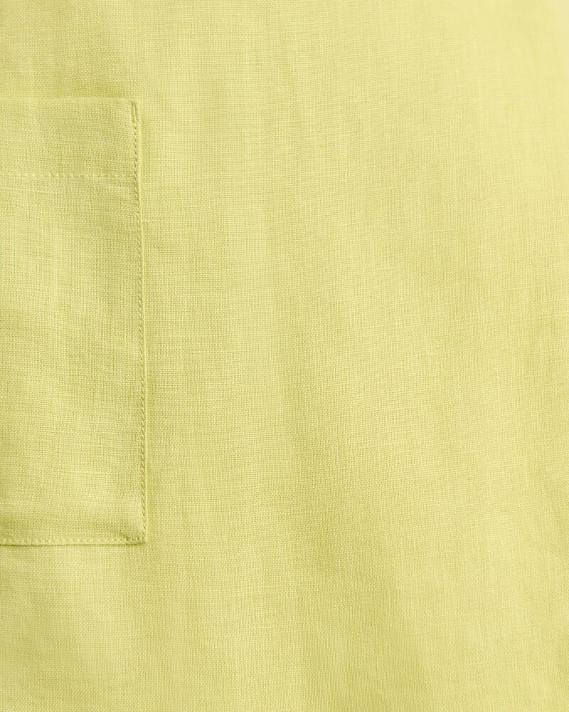 Kayla Linen Wrap Mini Skirt in CITRUS